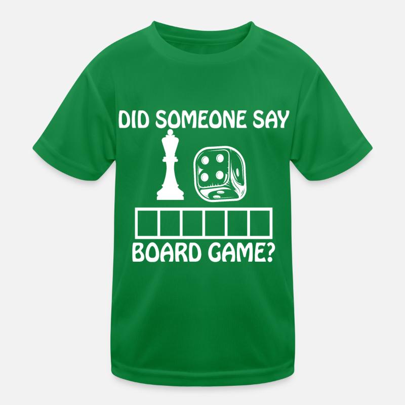 boardgame chess backgammon game night Kinder Funktions-T-Shirt