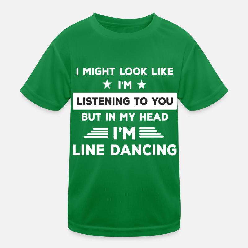 Dancing Dance Music Kids Functional T-Shirt