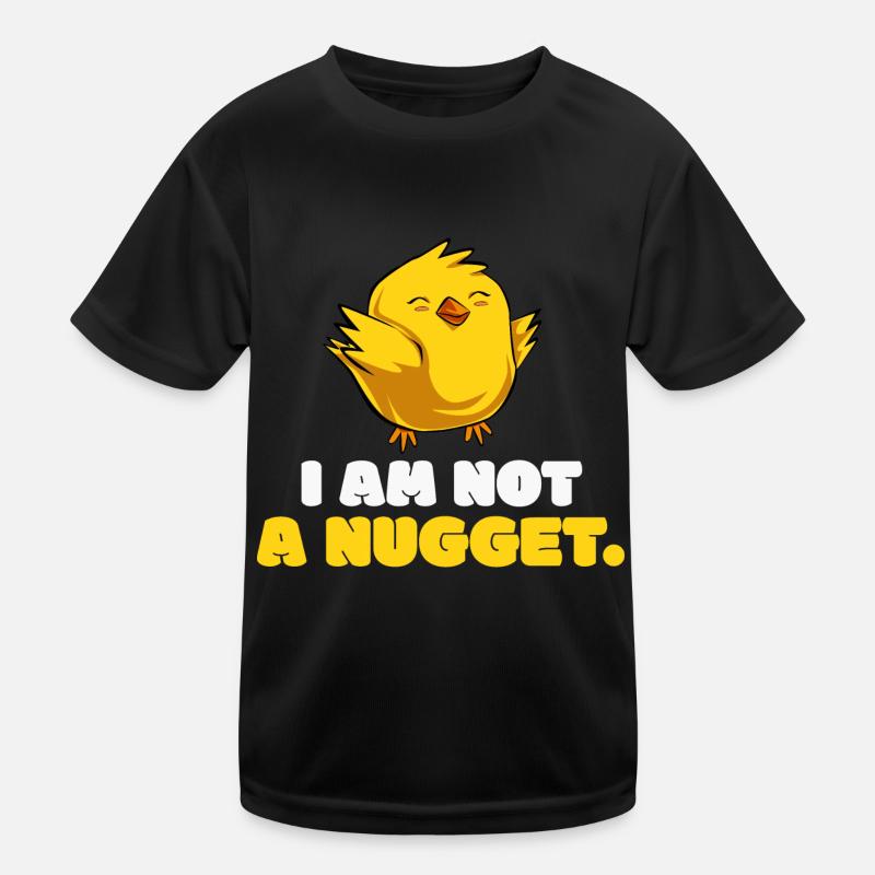 I Am Not A Nugget Tierrechte Tierschutz Vegan Kinder Funktions-T-Shirt