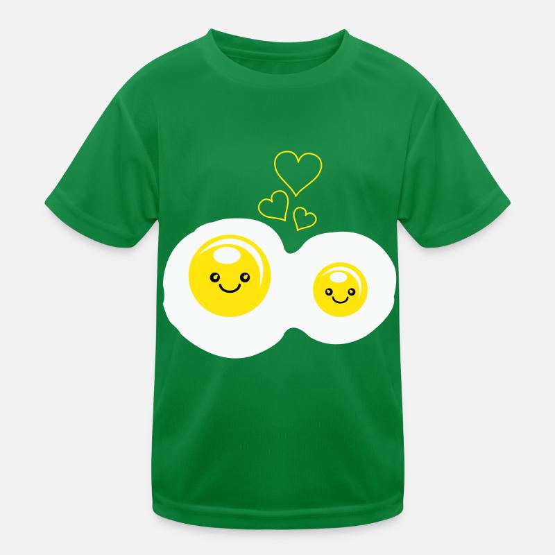 spiegeleier love Kinder Funktions-T-Shirt