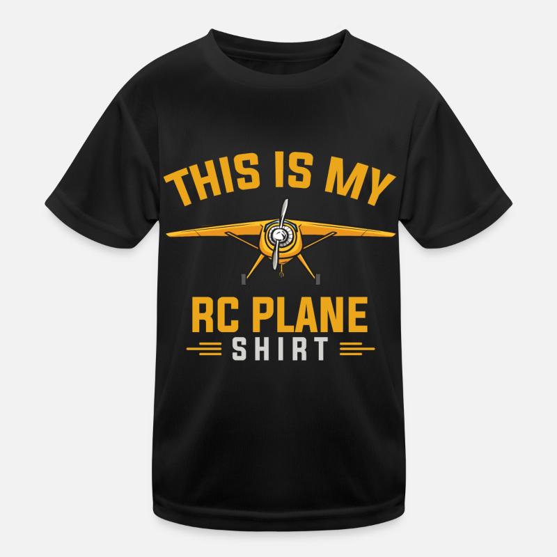 Remote Controlled Airplane Model Airplane Kids Functional T-Shirt