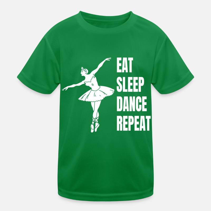 Ballet Gift Dance Ballerina Dance Class Dancer Kids Functional T-Shirt