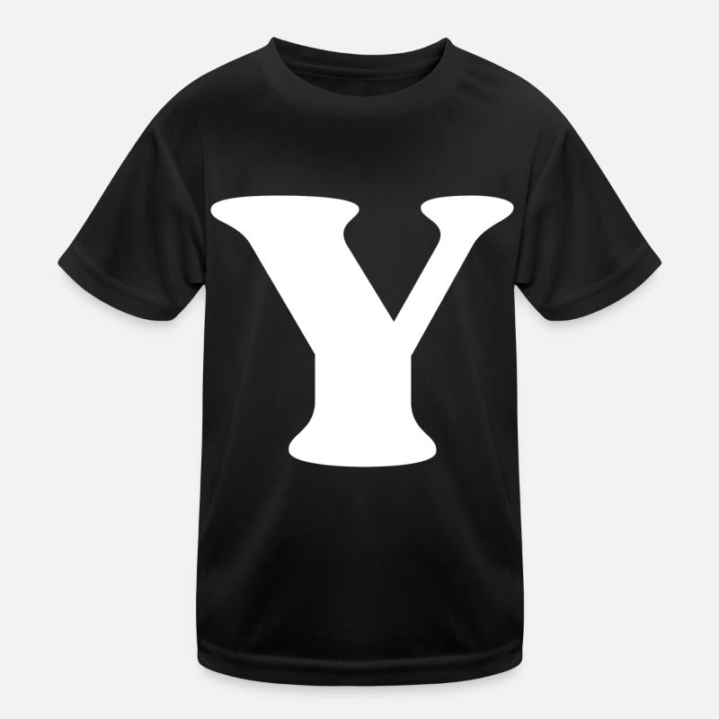Lettre y T-shirt sport Enfant