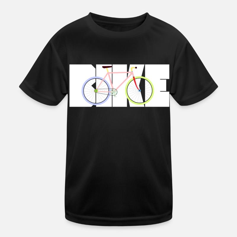 Single Speed colorful Kids Functional T-Shirt