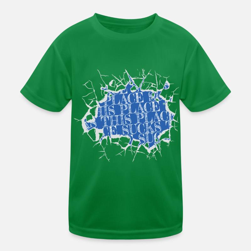 statement happy 2019 spaceship alien pun Kinder Funktions-T-Shirt