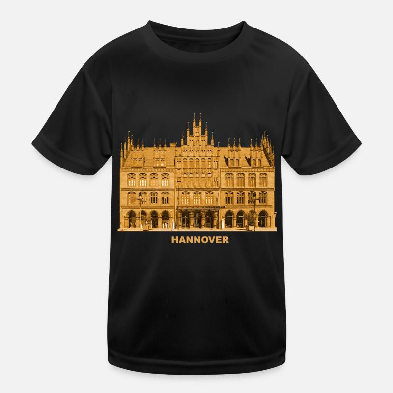 Hanover Old Town Hall Lower Saxony Kids Functional T-Shirt