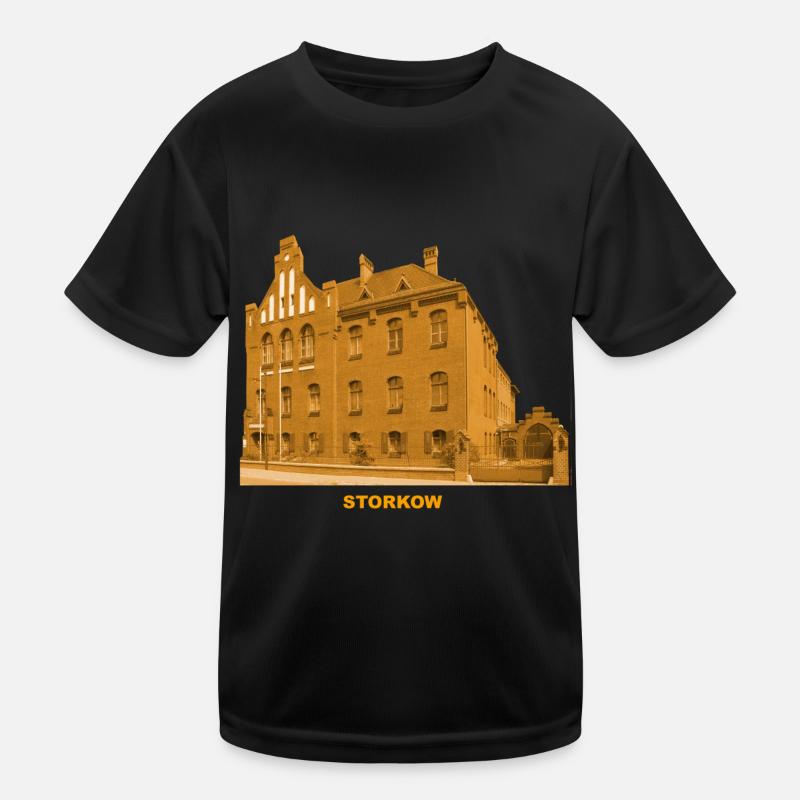 Storkow Mark Rathaus Oder Spree Brandenburg Kinder Funktions-T-Shirt