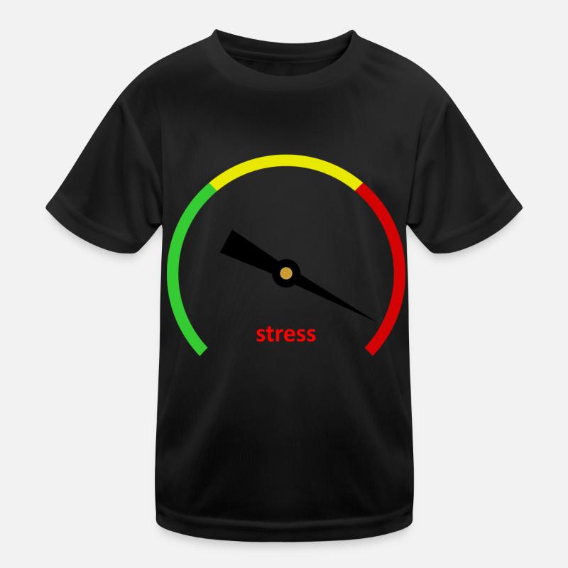 Stress-o-Meter Kinder Funktions-T-Shirt
