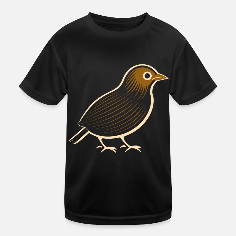 cailles petit oiseau caille T-shirt sport Enfant