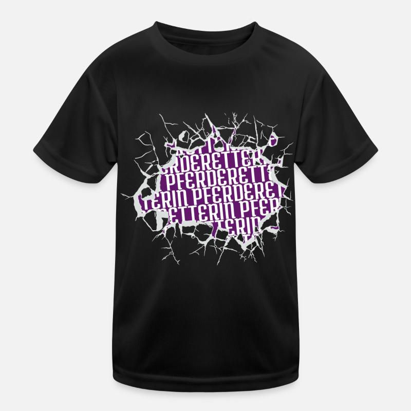katze geburtstagsgeschenk spruch brauner zitat Kinder Funktions-T-Shirt