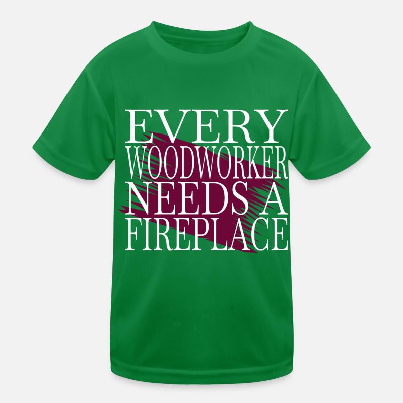 awesome construction carpenter badge Kinder Funktions-T-Shirt