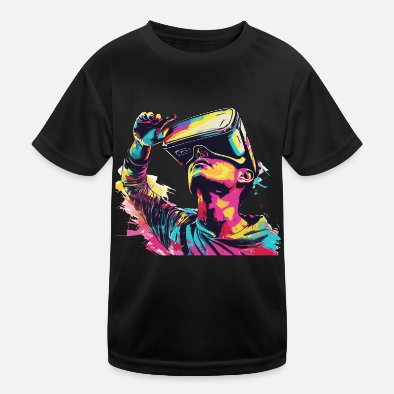 Virtual Reality - Immerse yourself in a Kids Functional T-Shirt