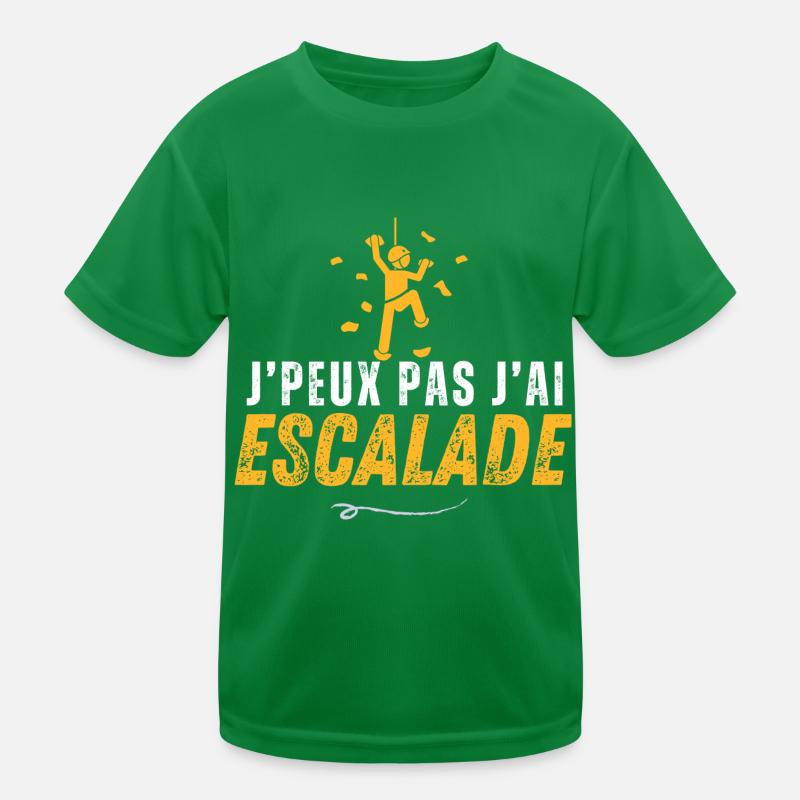 I CAN'T CLIMB Kids Functional T-Shirt