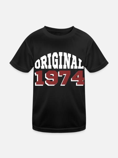 Original 1974 - T-shirt sport Enfant - noir - Devant