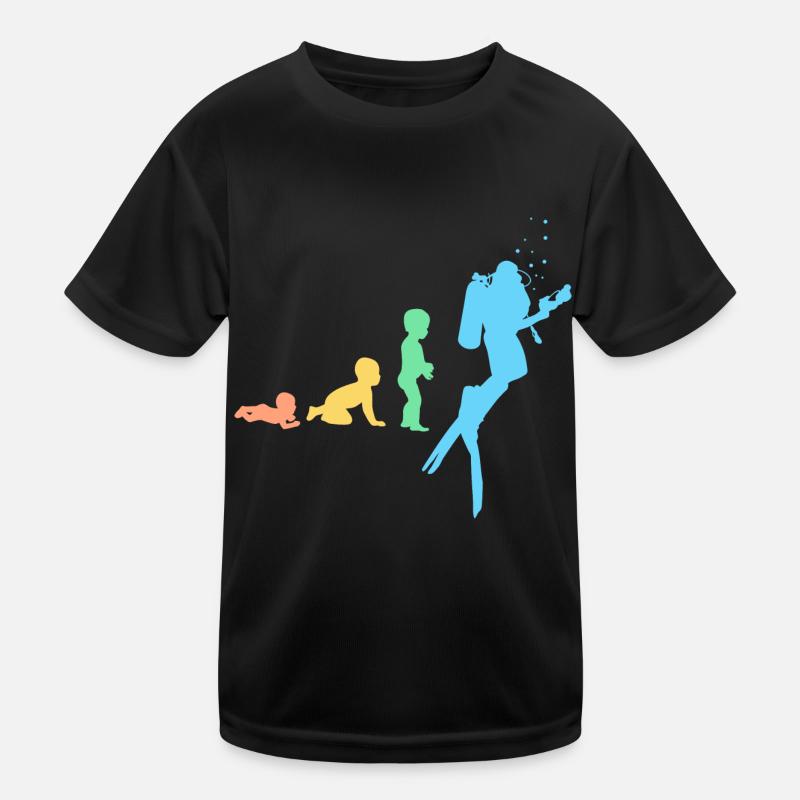 Evolution Diver Kinder Funktions-T-Shirt