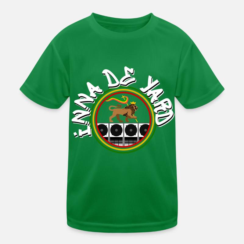 Lion du système de musique reggae T-shirt sport Enfant