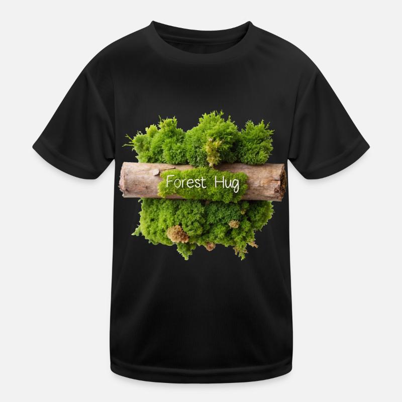 MOOS, WALDUMARMUNG Kinder Funktions-T-Shirt