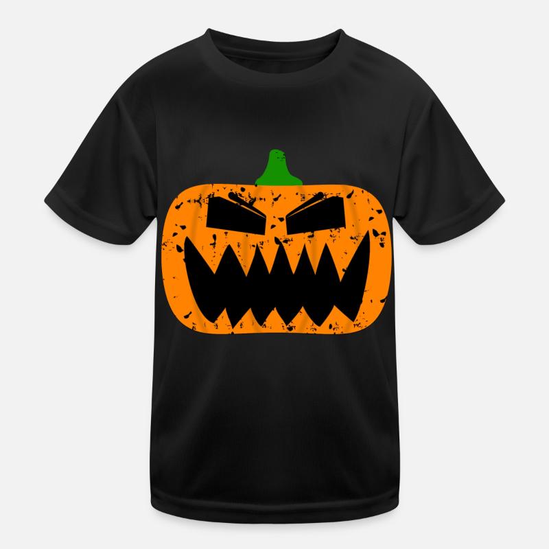 Evil Pumpkin Kids Functional T-Shirt