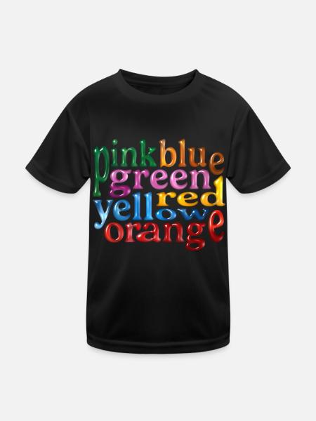 Mauvaises couleurs - T-shirt sport Enfant - noir - Devant