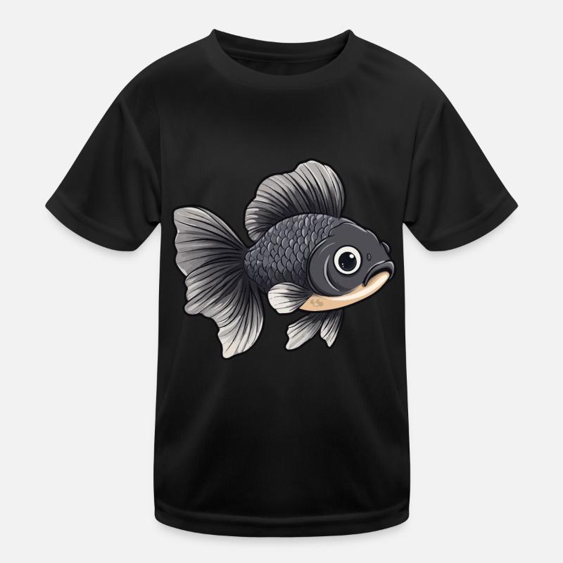 Schleierschwanz Goldfisch Kinder Funktions-T-Shirt