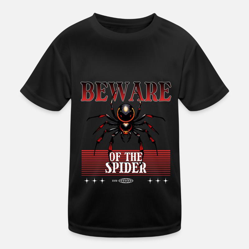 Spinne Kinder Funktions-T-Shirt