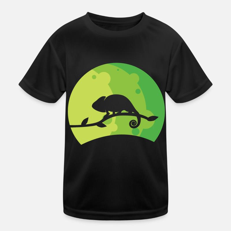 Chamäleon Kinder Funktions-T-Shirt