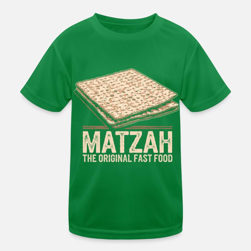Matzah – Tradition meets humor Kids Functional T-Shirt