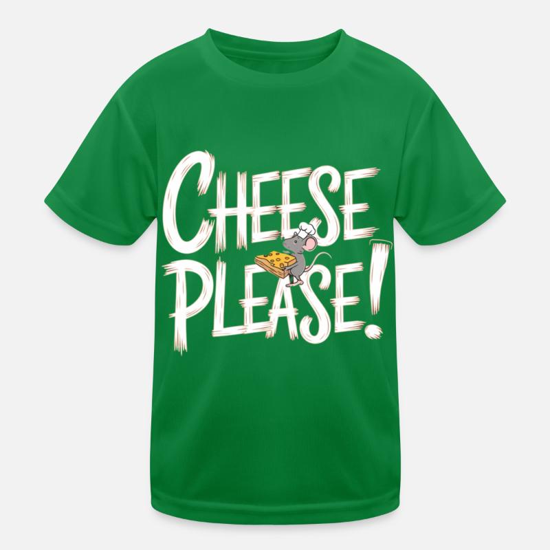 Adorable Cheese Please Mouse Design Kinder Funktions-T-Shirt