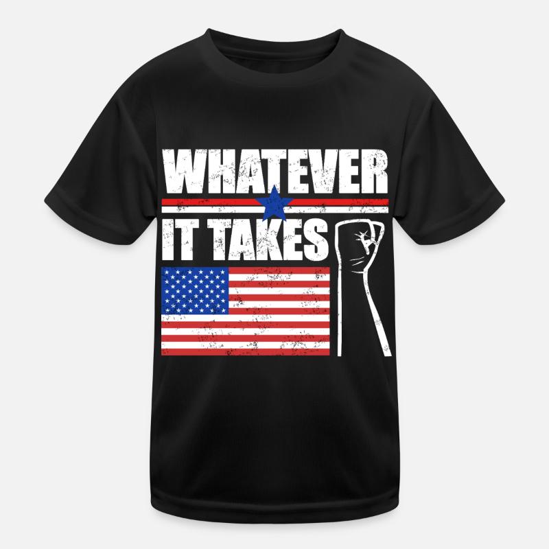Whatever It Takes USA Kinder Funktions-T-Shirt