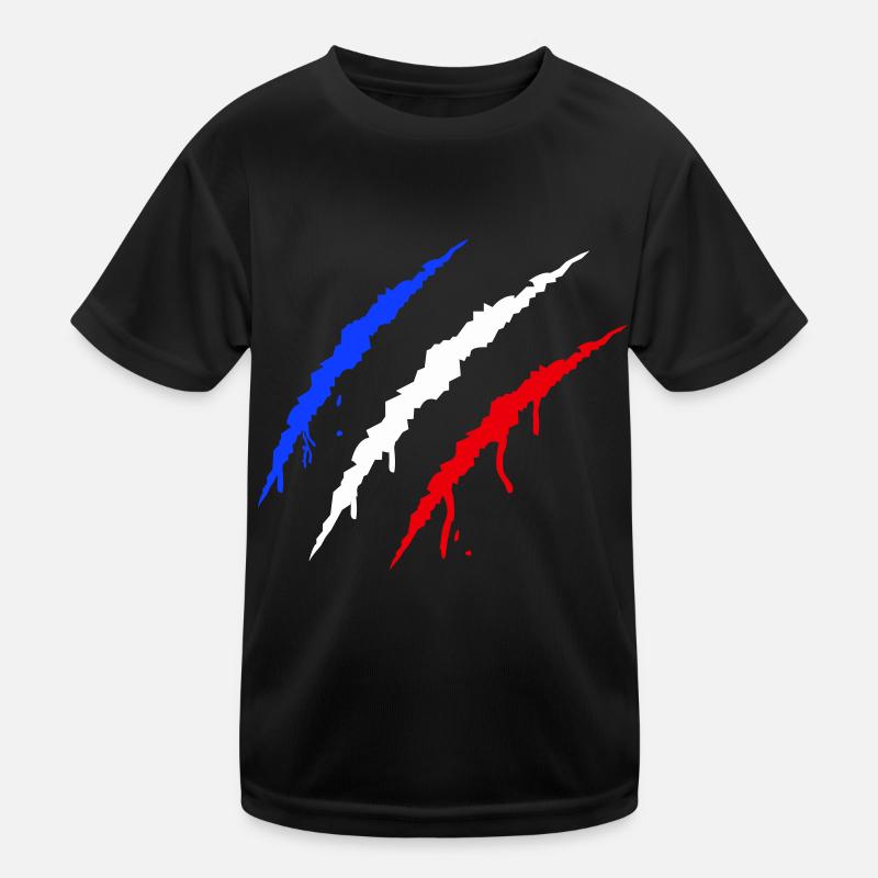 krallen frankreich Kinder Funktions-T-Shirt