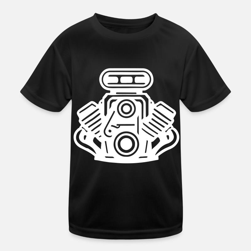 Motor Auto Symbol Tuning Kinder Funktions-T-Shirt