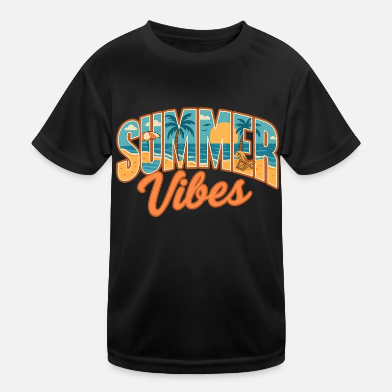 Holidays by the sea | Summer Atmosphere | Shell Kids Functional T-Shirt