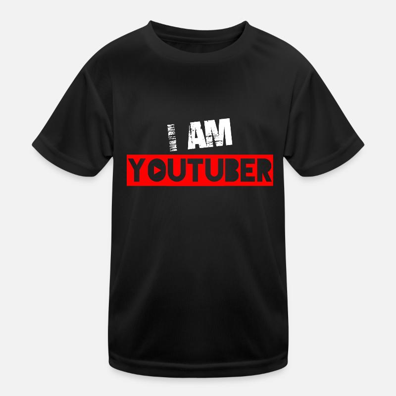 Je suis Youtuber T-shirt sport Enfant