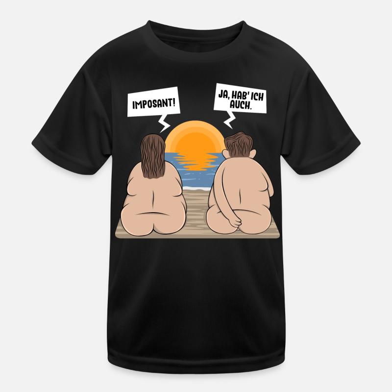 IMPOSANT - Kinder Funktions-T-Shirt - Schwarz