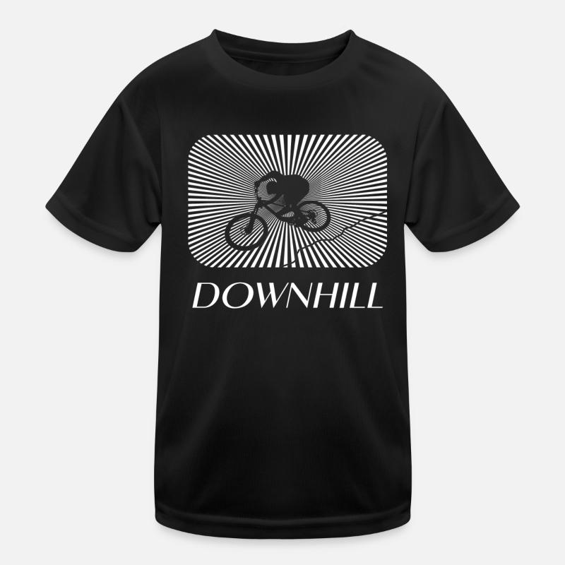 Downhill Mtb Bike downhill Kinder Funktions-T-Shirt