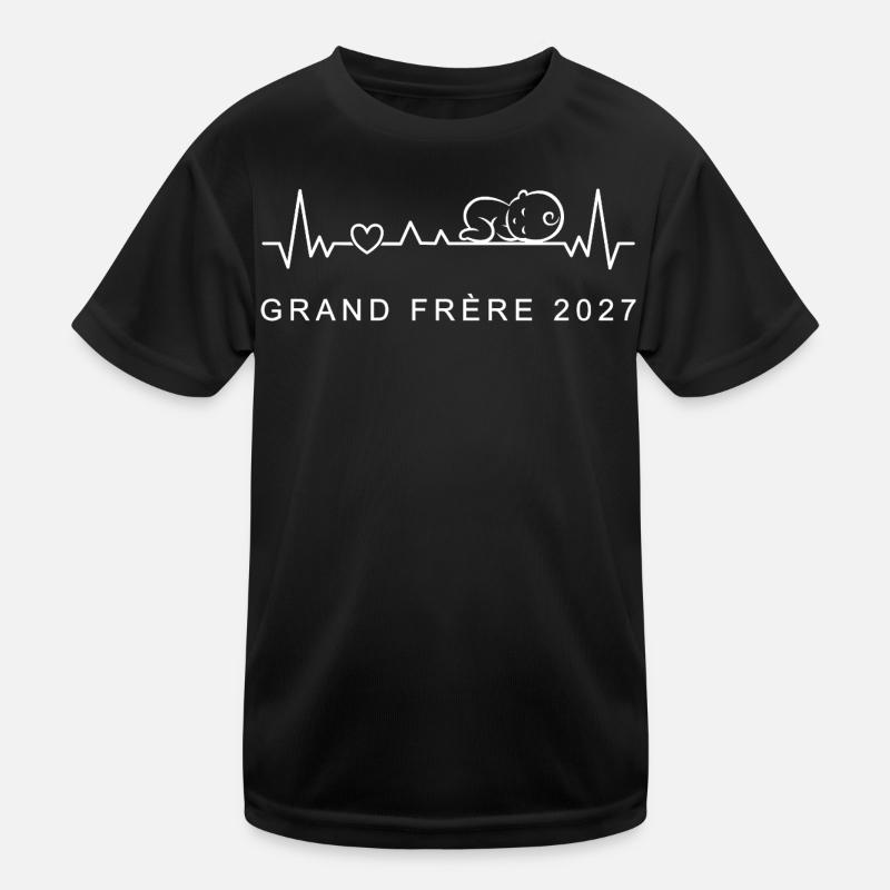 Futur Grand Frère 2027 Advertisement Grossesse Kids Functional T-Shirt