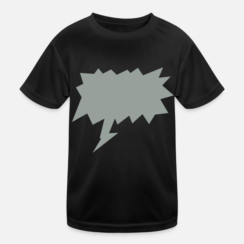 Speech bubble 02 Kids Functional T-Shirt
