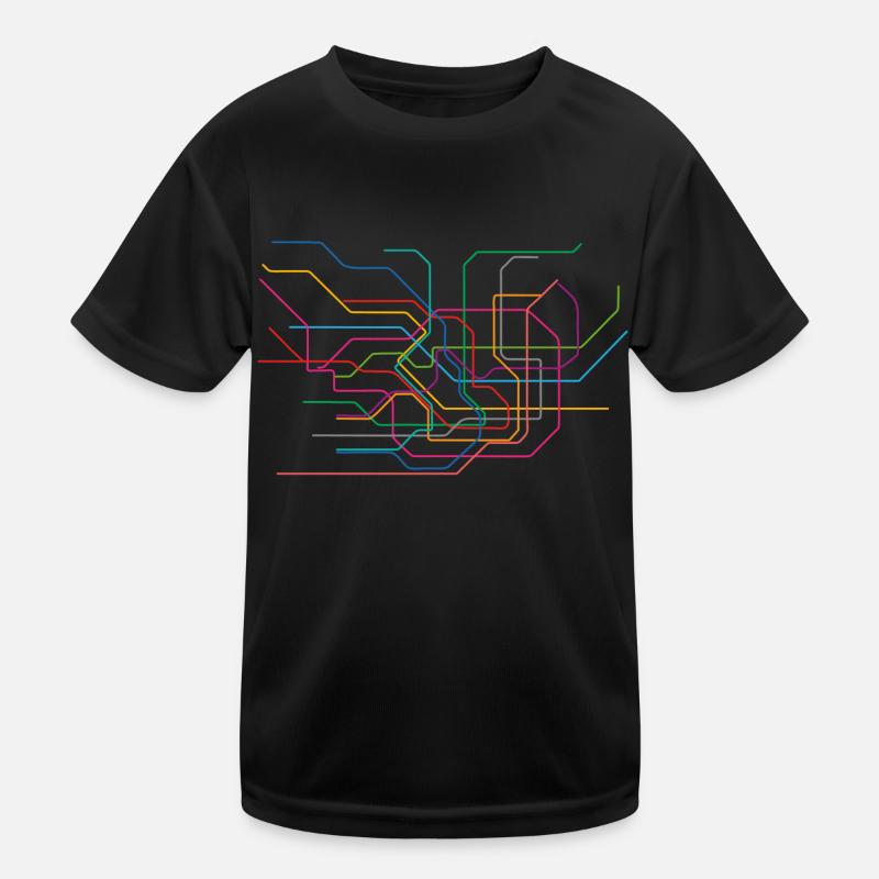 Tokyo Subway Map T-shirt sport Enfant