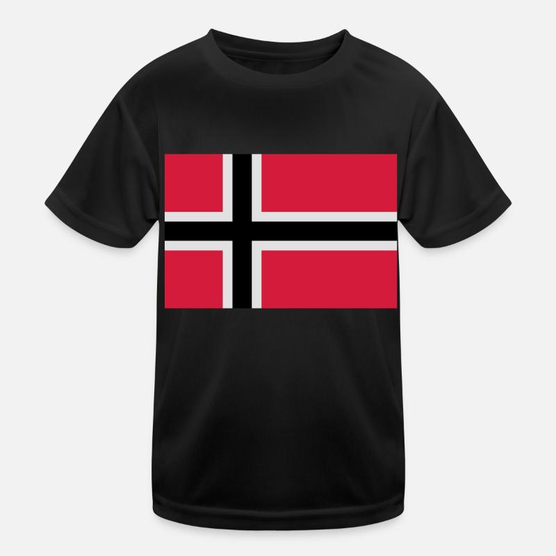 drapeau_norvege T-shirt sport Enfant