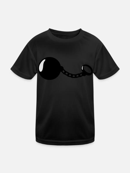 Prison Ball - T-shirt sport Enfant - noir - Devant