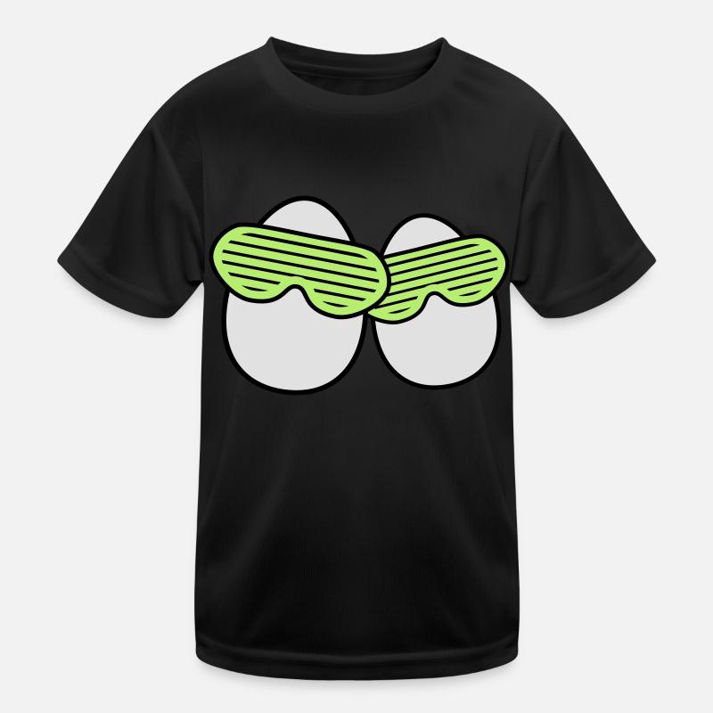 Funky Eggs Kinder Funktions-T-Shirt