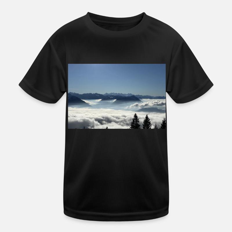 Switzerland, Rigi Berg poster, gift idea Lucerne Kids Functional T-Shirt