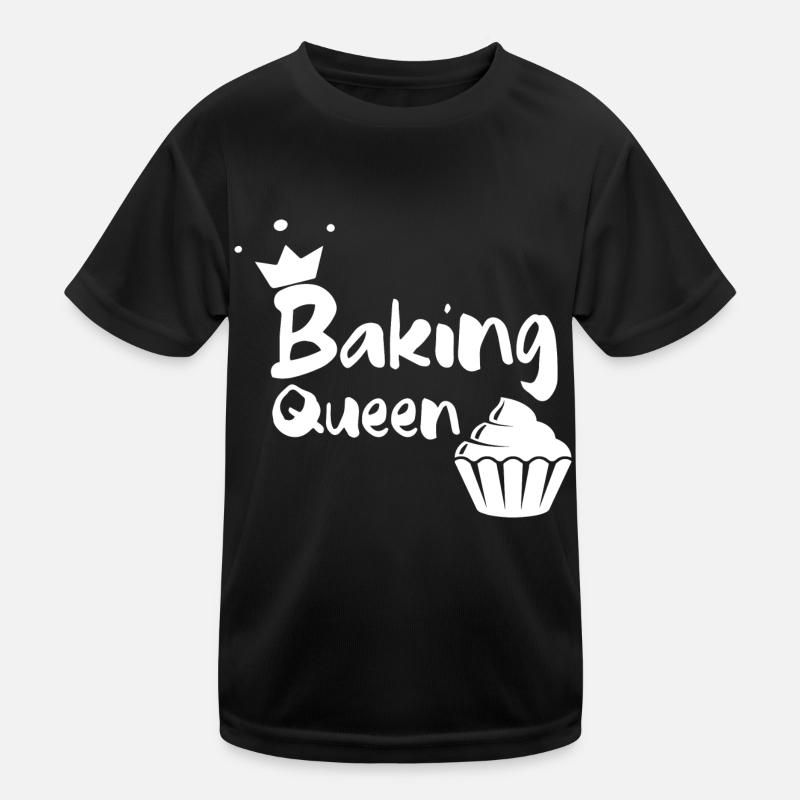 Baking Queen : cadeau de cupcake à l'humour drôle T-shirt sport Enfant