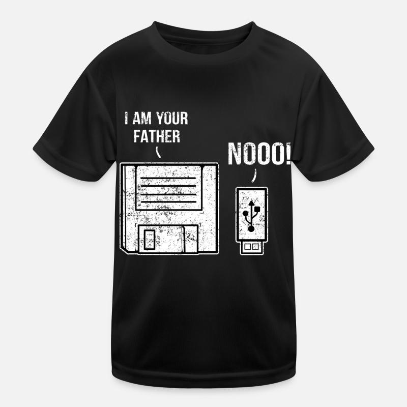 IT Programmierer Im Your Father Diskette Kinder Funktions-T-Shirt