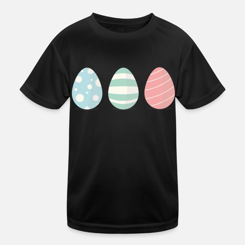 Drei Ostereier Kinder Funktions-T-Shirt