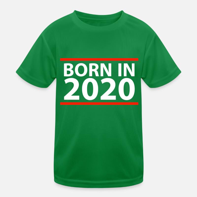 Born in 2020 Kids Functional T-Shirt