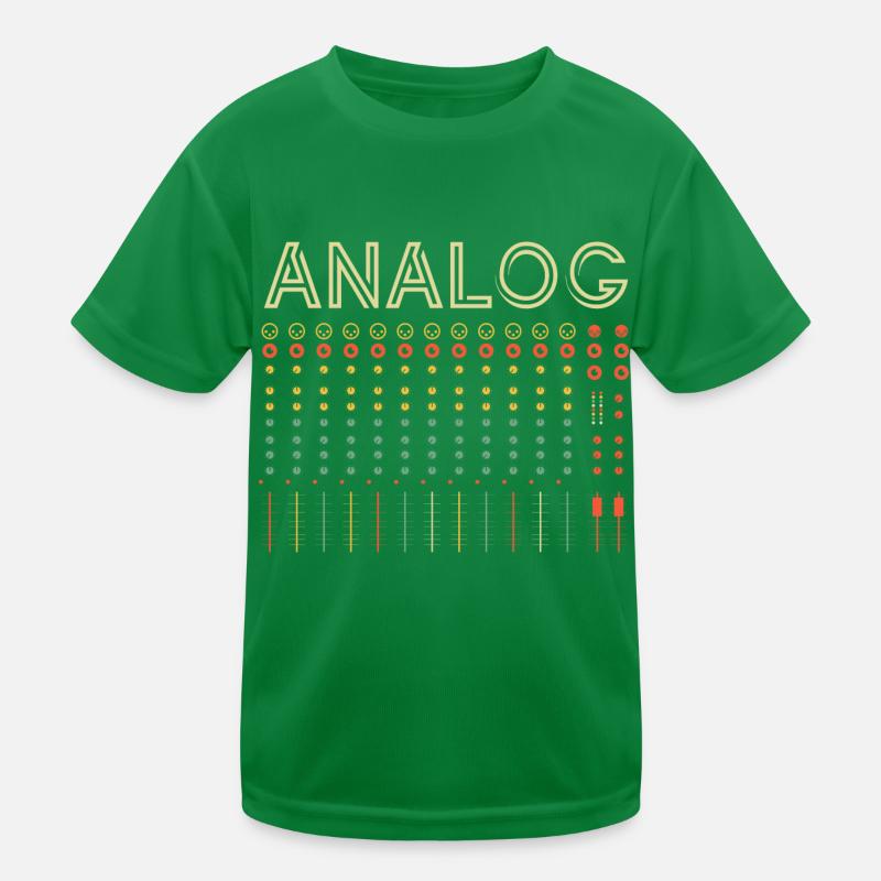 Synthétiseur modulaire rétro synthétiseur analogique synthétiseur T-shirt sport Enfant