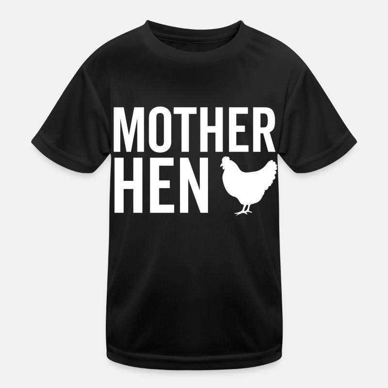 Mutter Henne Kinder Funktions-T-Shirt