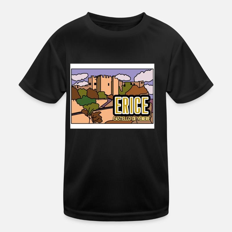 Venus Castle Erice Kinder Funktions-T-Shirt