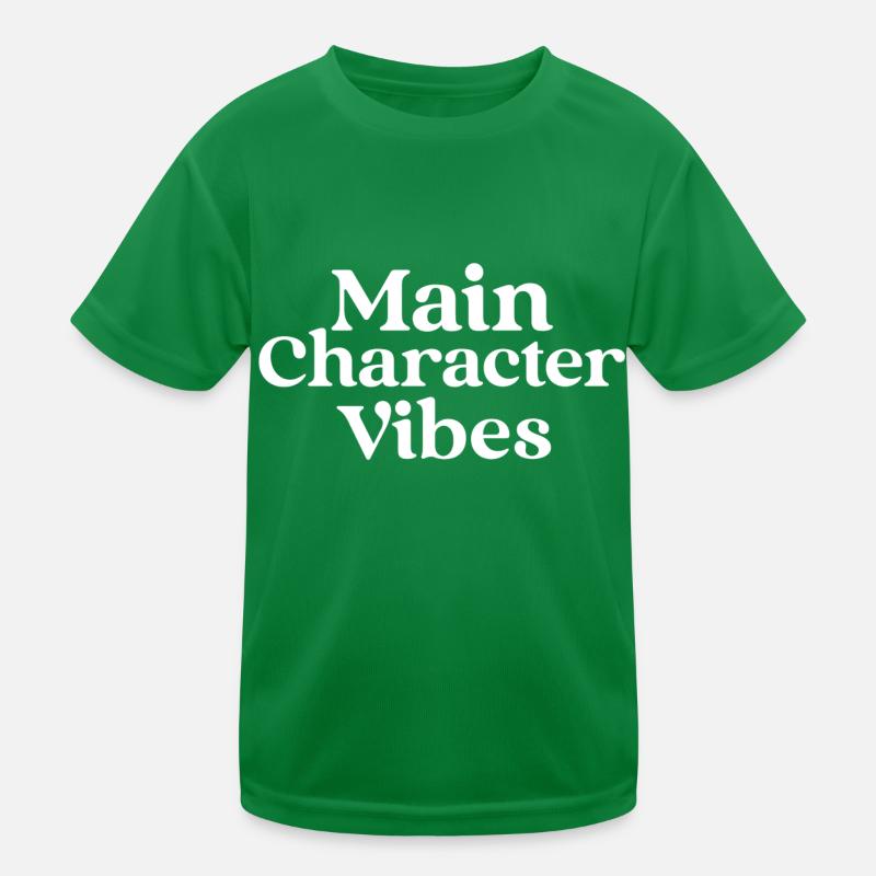 Vibes der Hauptfigur Kinder Funktions-T-Shirt